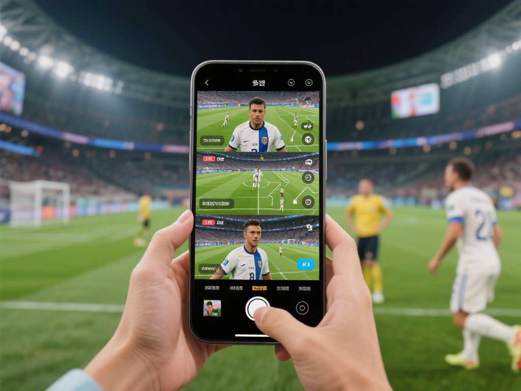 更值得一提的是，平台还推出了多视角直播功能。以一场