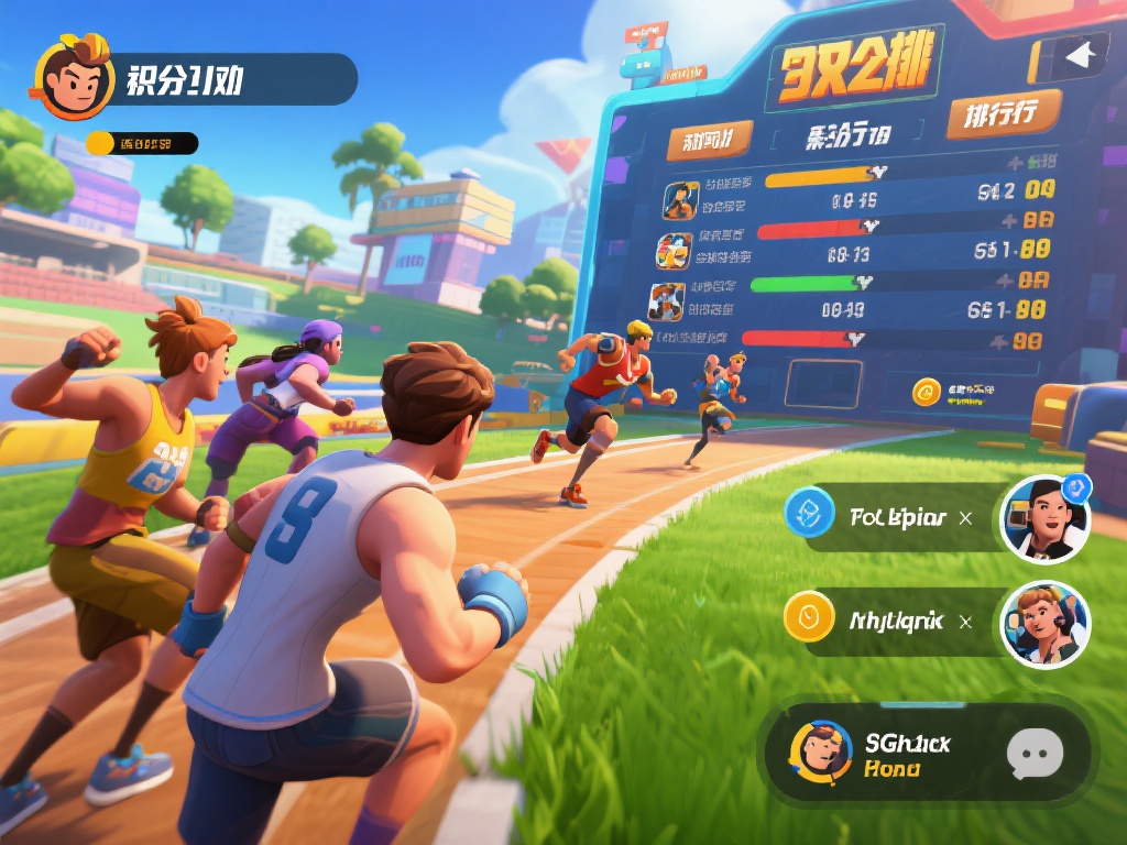 此外，游戏还引入了积分排行和社交互动功能。你可以与